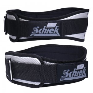 SCHIEK CF3004 카본 피버 리프팅 벨트 SILVER/BLACK