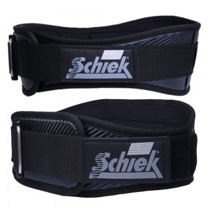 SCHIEK CF3004 카본 피버 리프팅 벨트 BLACK/BLACK