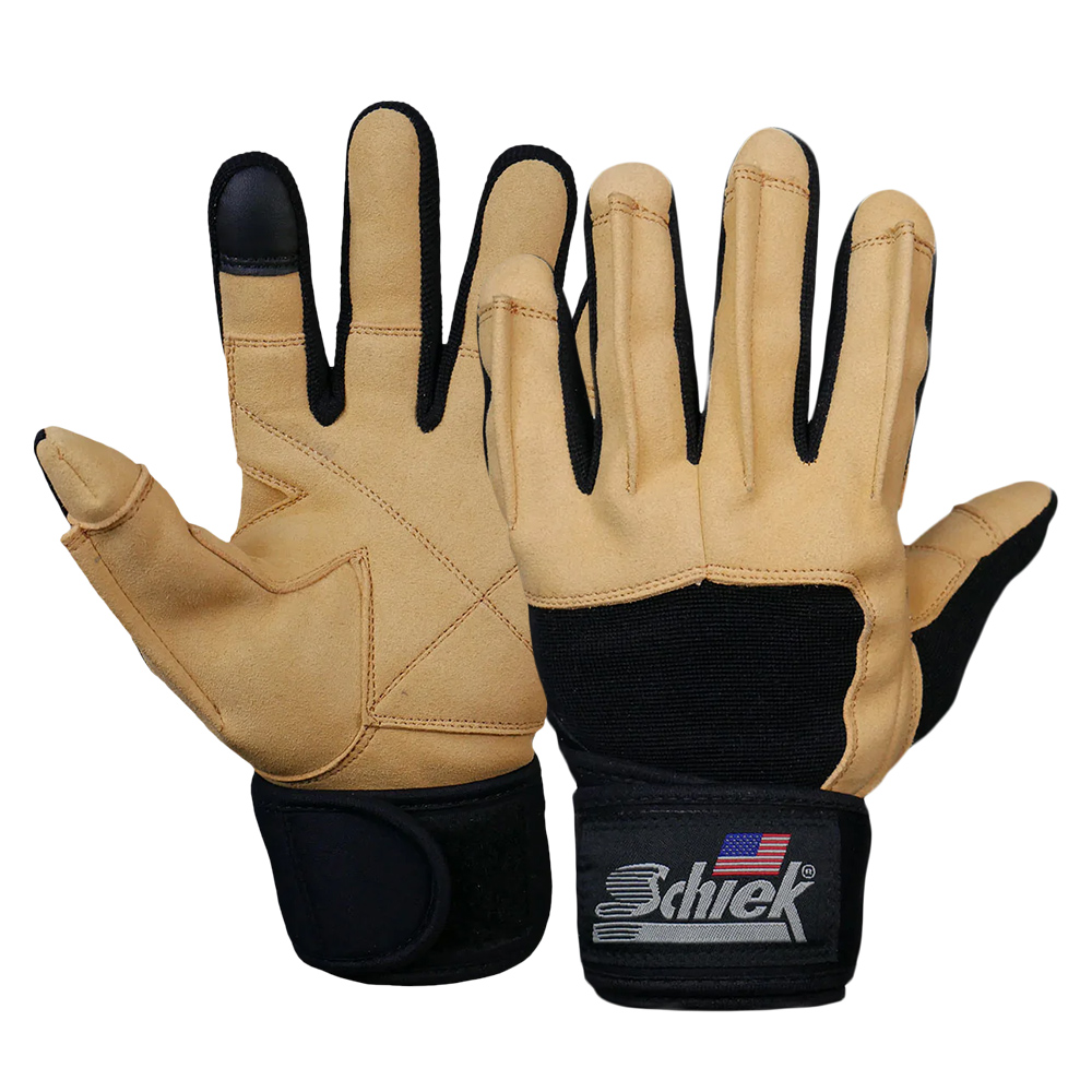 SCHIEK 425F 파워 풀핑거 리스트랩 리프팅 글러브